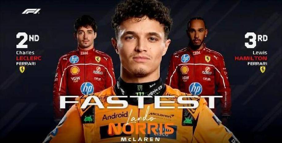 法拉利翻盘红牛二队,诺里斯统治全场 法拉利翻盘红牛二队,诺里斯统治全场