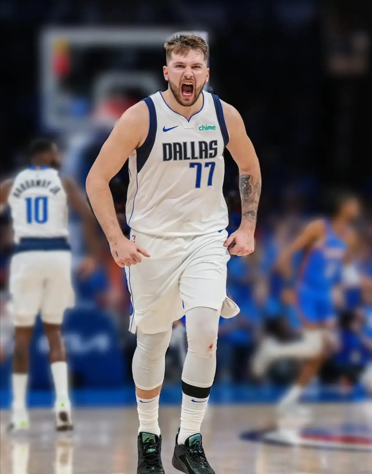 雷霆鏖战国王，东契奇高光表现