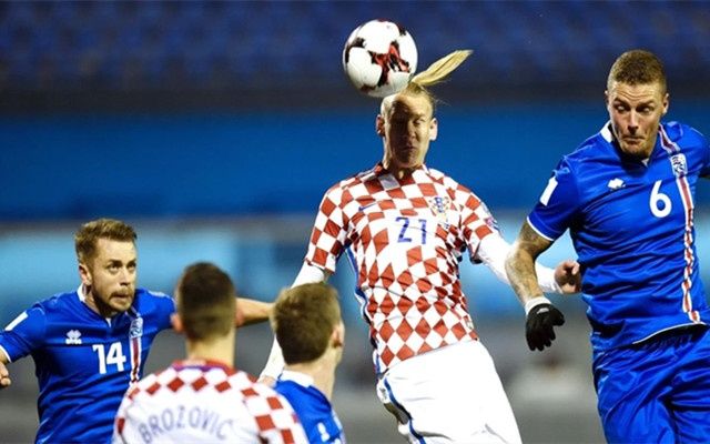 克罗地亚国家队力克斯洛文尼亚，取得胜利